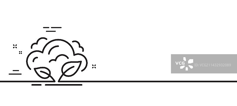 二氧化碳气体线性图标图片素材