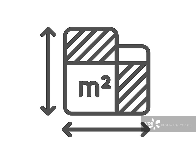 房间尺寸平面图线条图标图片素材