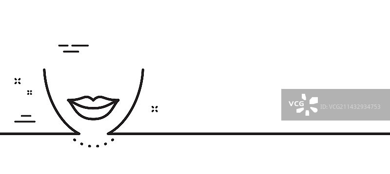 下巴轮廓整形图标图片素材