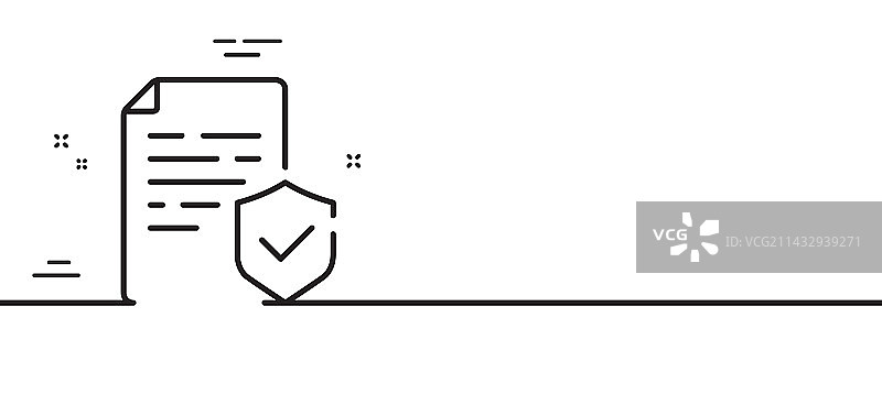 证书线条图标批准测试标志图片素材