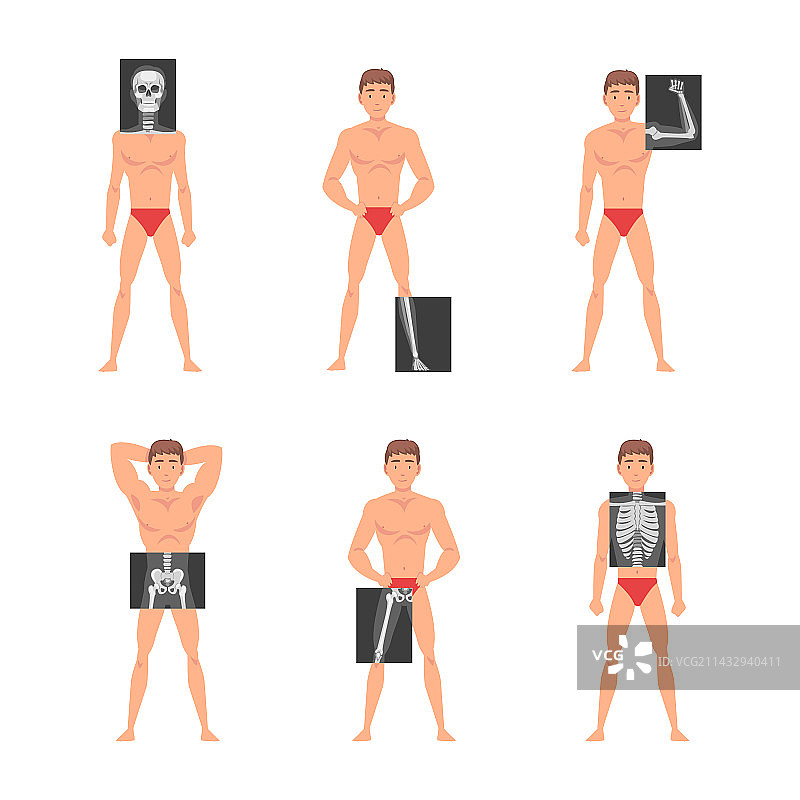 穿着短裤站立的年轻男人图片素材