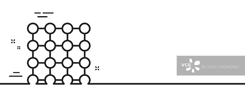 气体粒子网格密度线图标图片素材