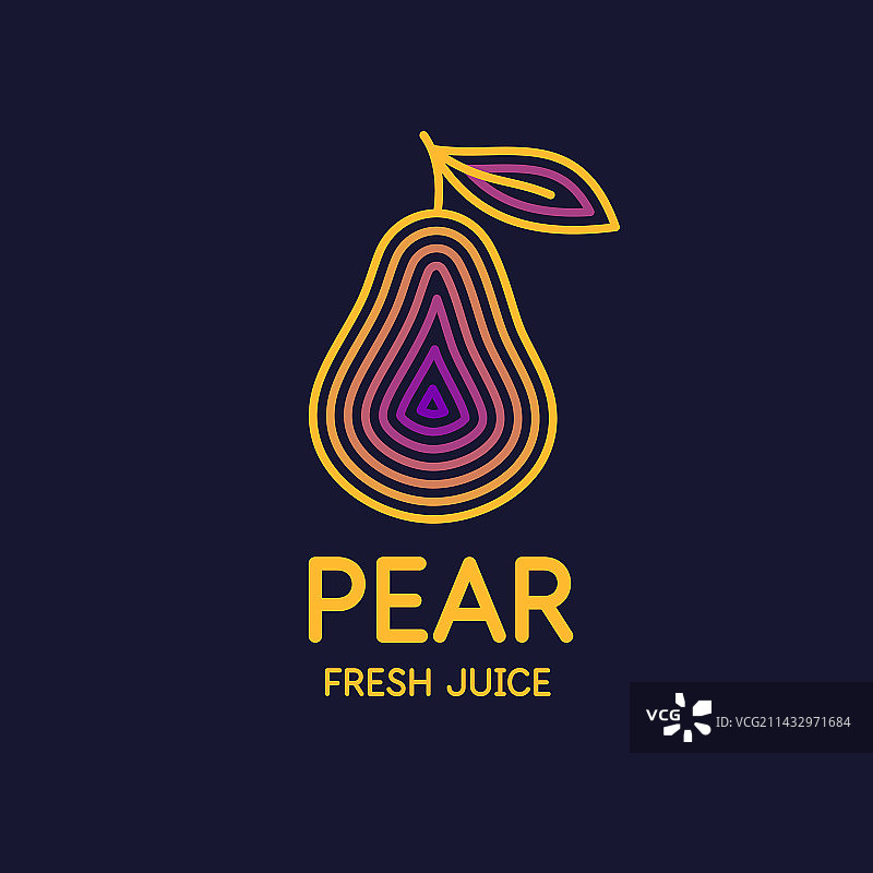 现代风格的梨图片素材