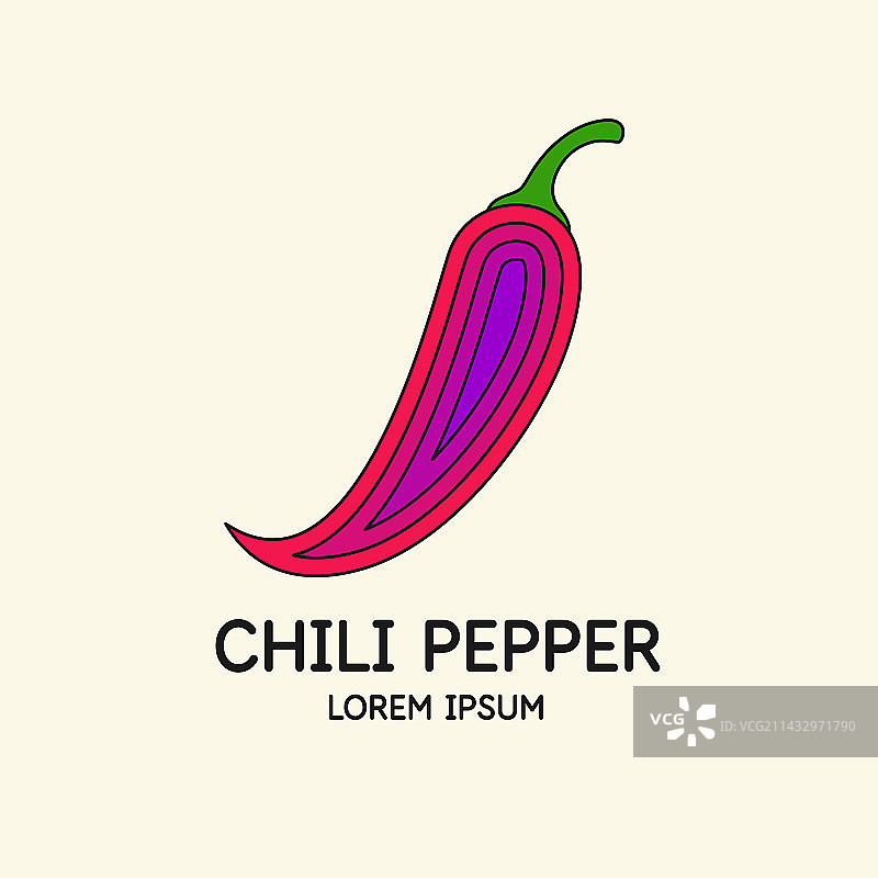 现代风格的辣椒图片素材