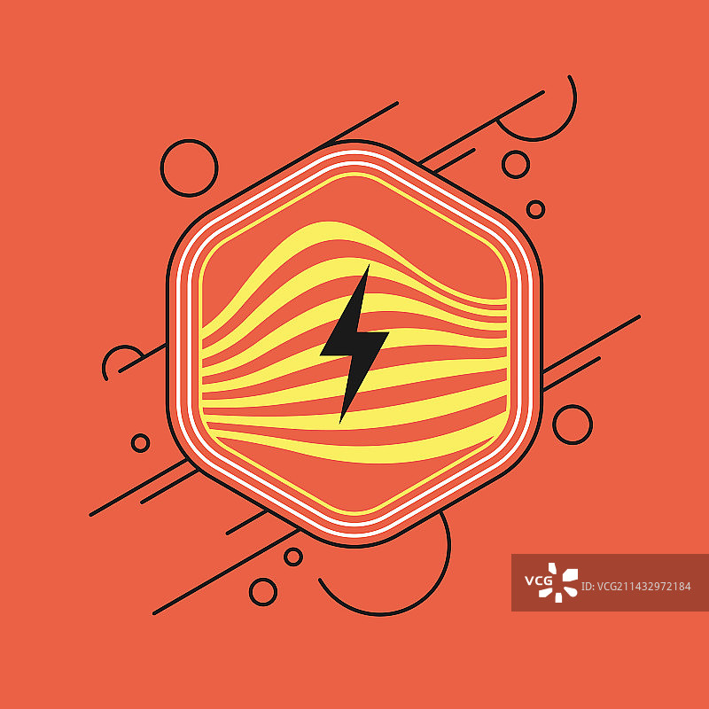 构图用抽象的几何图形图片素材