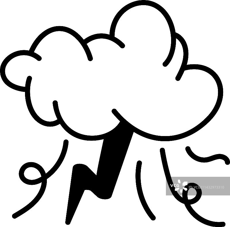 雷暴图片素材