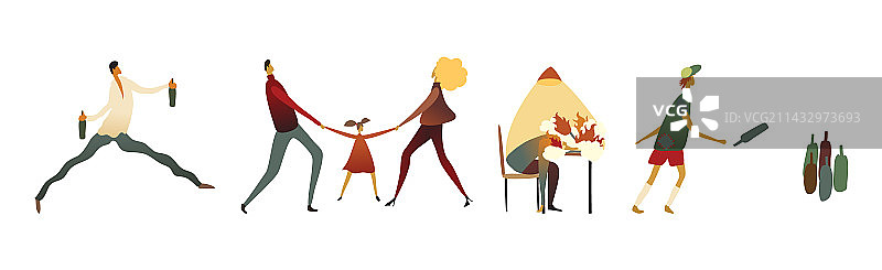 人们体验负面情绪图片素材