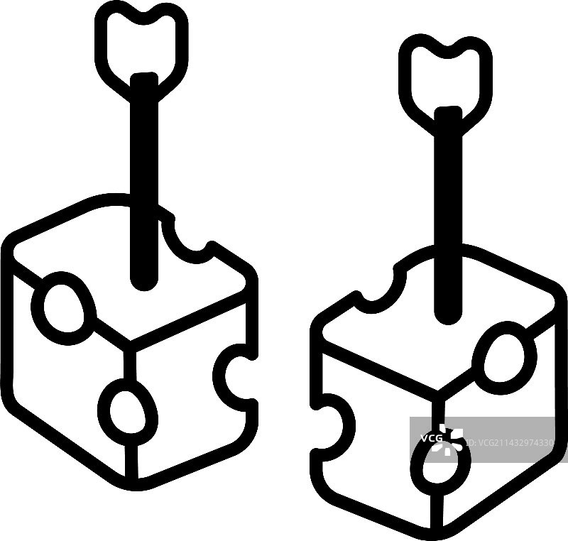 切达奶酪丁图片素材