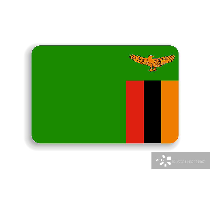 赞比亚圆形旗帜图片素材