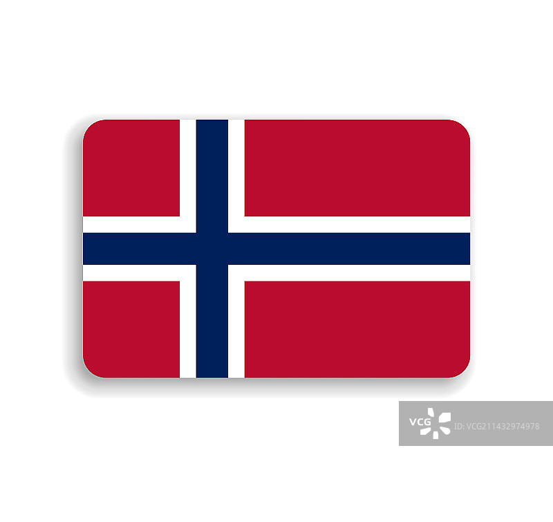 挪威圆形旗帜图片素材