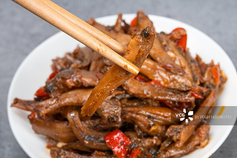 湖南特产辣椒小鱼干图片素材