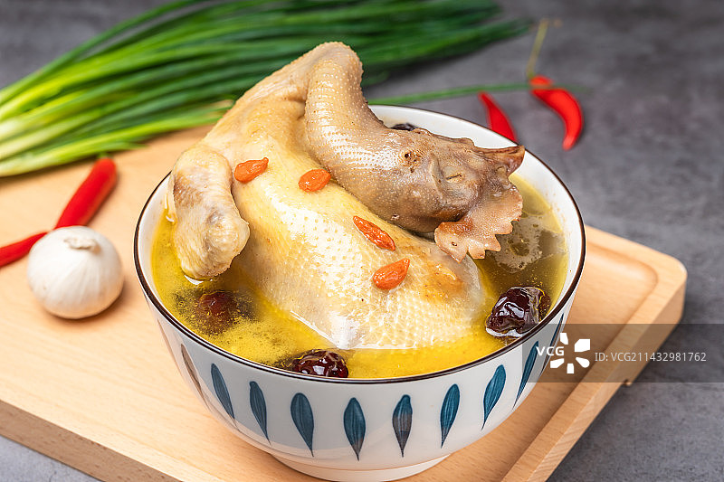 滋补美食，清炖老母鸡图片素材