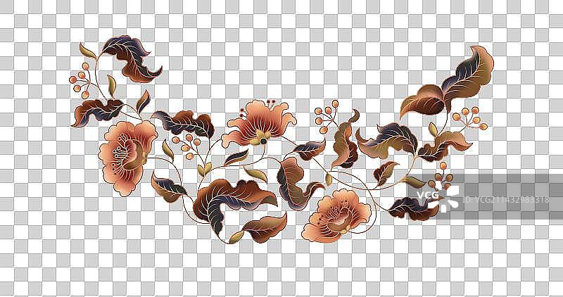 传统花纹纹样图案图片素材