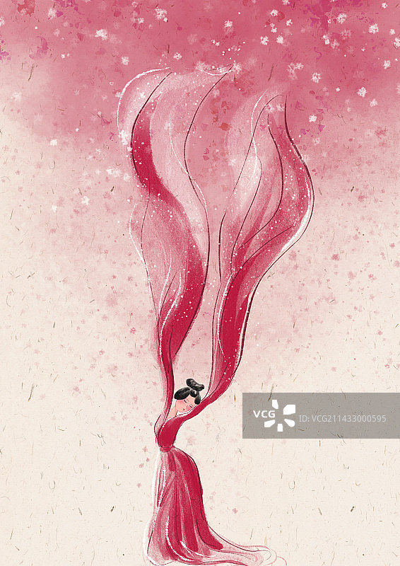 抽象背景下的女性特写镜头图片素材