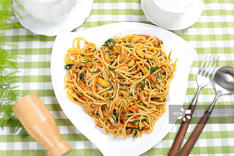 特色美味凉拌菜凉拌米线图片素材