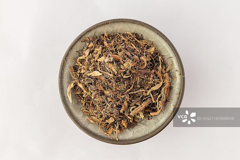 甘松-中医中药材草药临床医药标本百科白背景俯拍合集图片素材