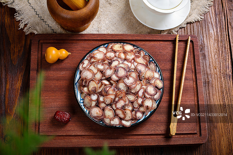 中医中药材泡酒料鹿鞭片图片素材