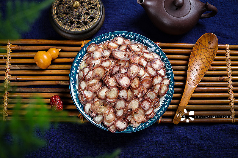 中医中药材泡酒料鹿鞭片图片素材