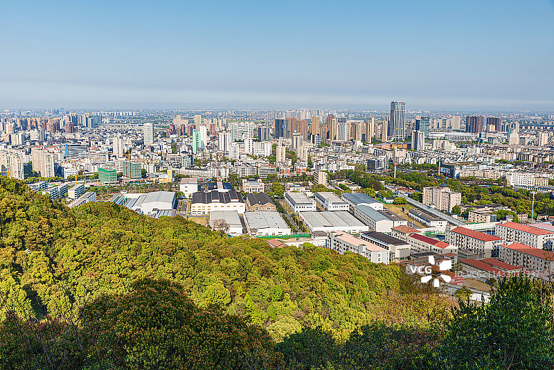 中国浙江杭州临平城市风光图片素材