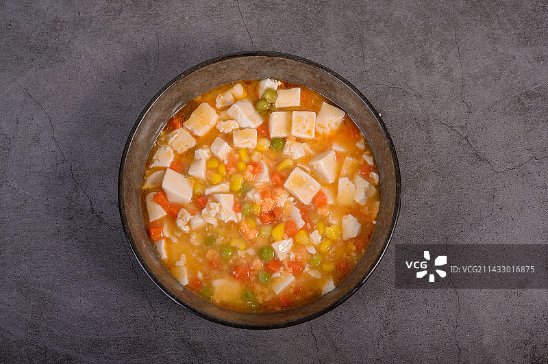 蟹黄豆花 蟹黄豆腐图片素材