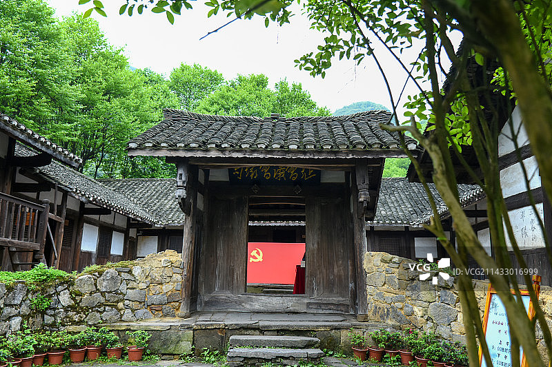 苟坝会议会址外景图片素材