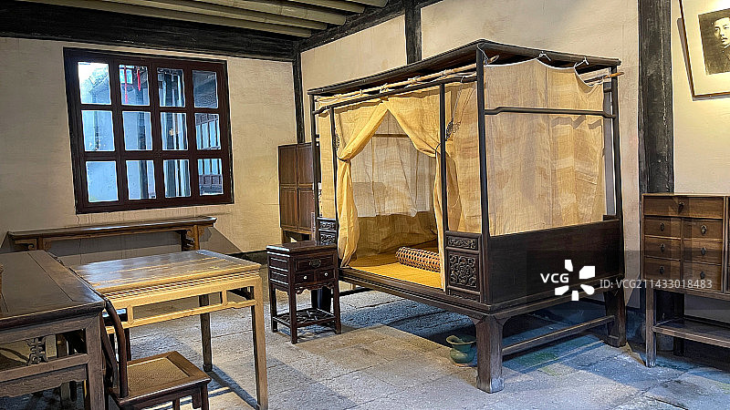 鲁迅故居 三味书屋 百草园图片素材