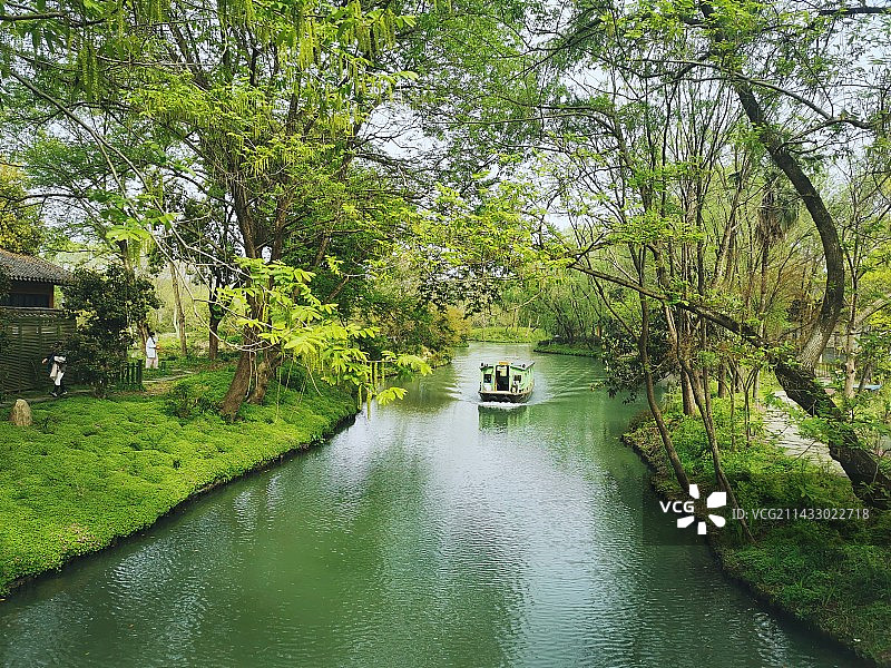 杭州春景图片素材