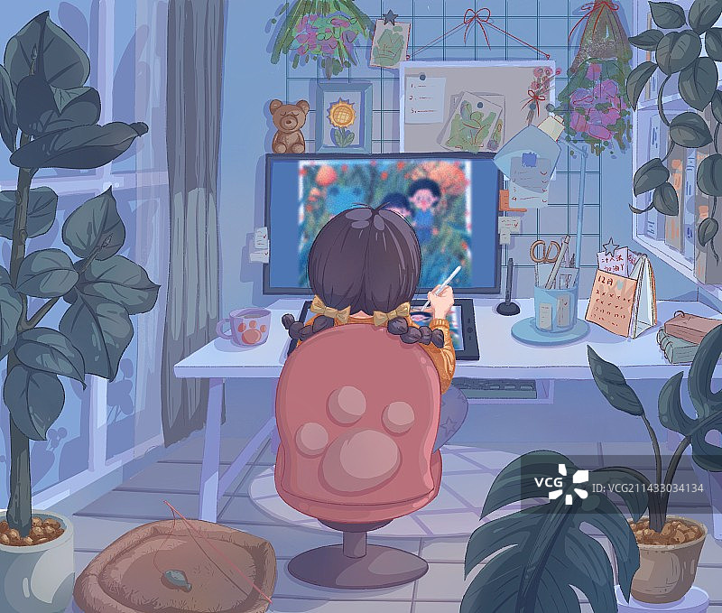 加班日常图片素材