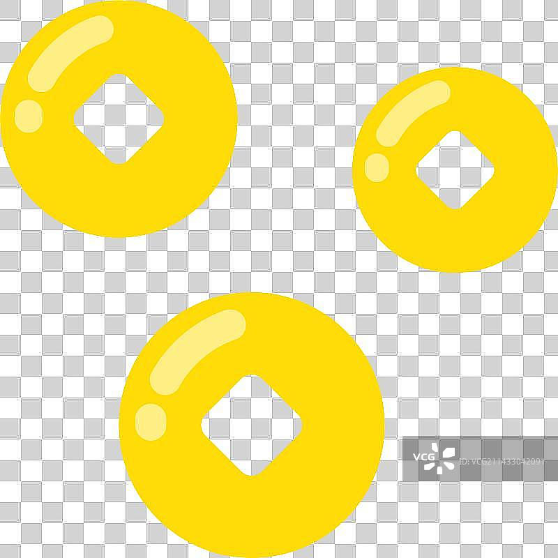 Cartoon Traditional Gold Coin图片素材