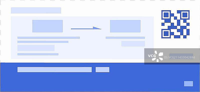 Transportation Ticket with Scan Code图片素材