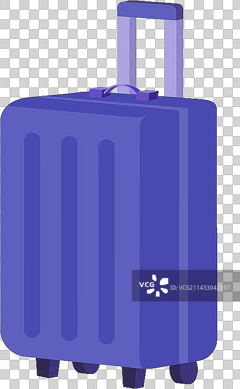 Isometric Blue Suitcase图片素材