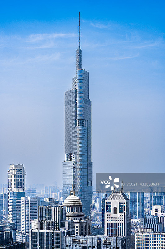 南京紫峰大厦图片素材