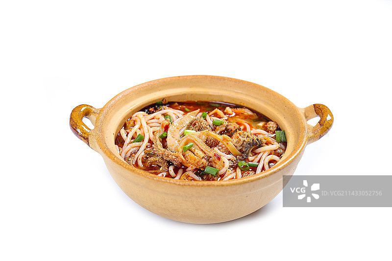 香辣美味特色小吃羊杂煮米粉图片素材