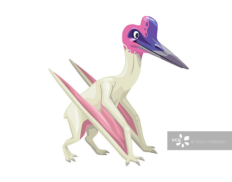 卡通风神翼龙恐龙角色图片素材