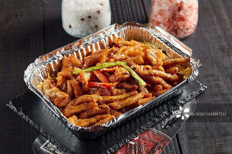 锡纸鸡爪凤爪图片素材