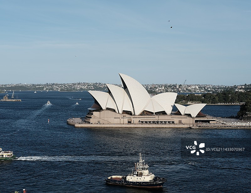 悉尼城市风光-航拍图片素材