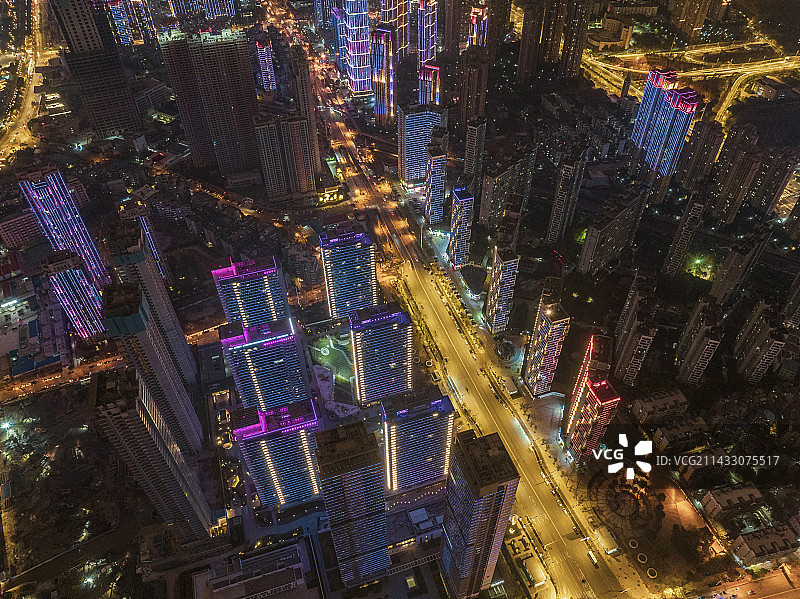 武汉武昌夜景图片素材