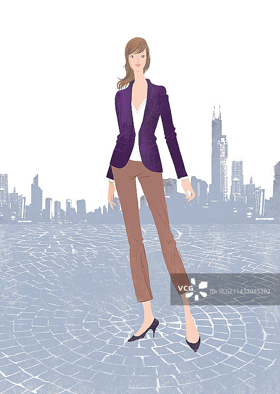 人力资源，女性，白领，城市，女大学生图片素材