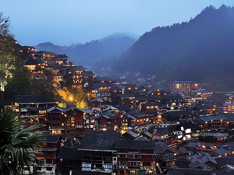 千户苗寨图片素材