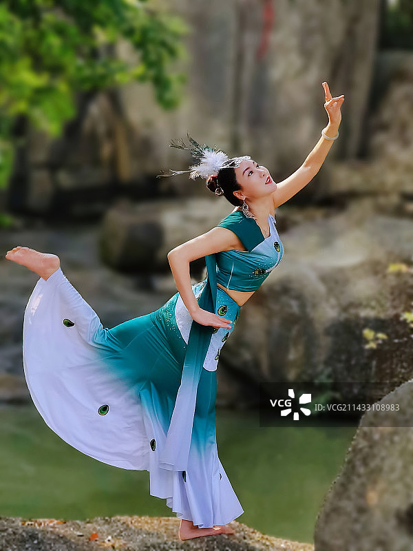 孔雀舞图片素材