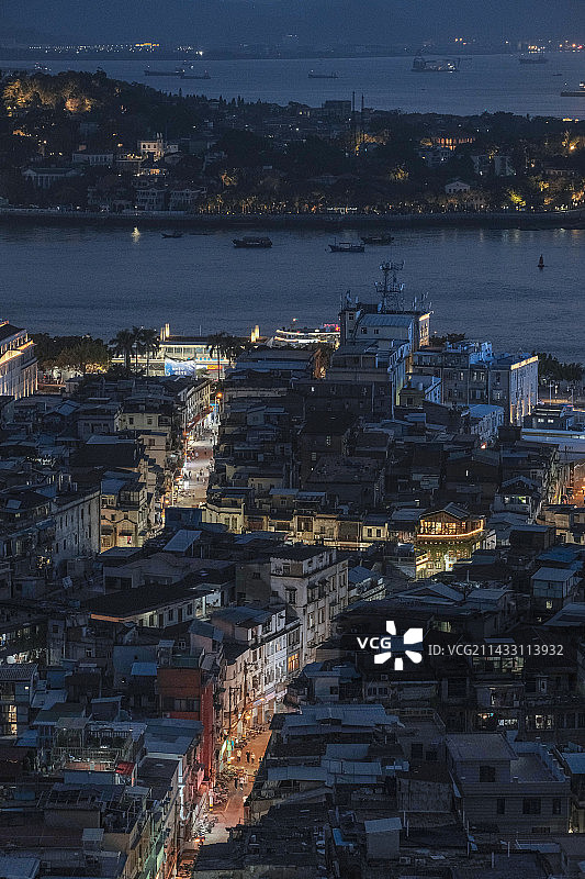 厦门城市夜景图片素材