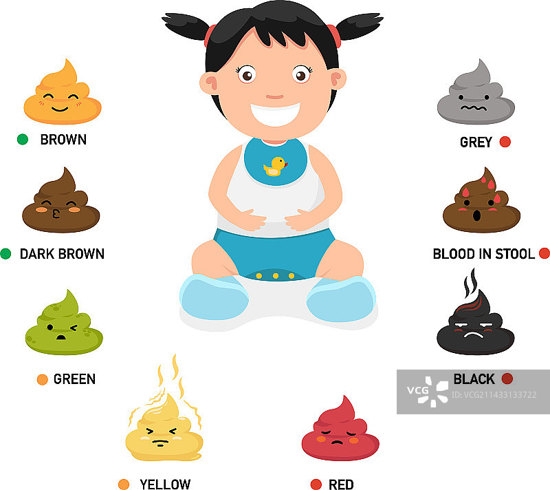 儿童女孩的凳子颜色好坏图片素材