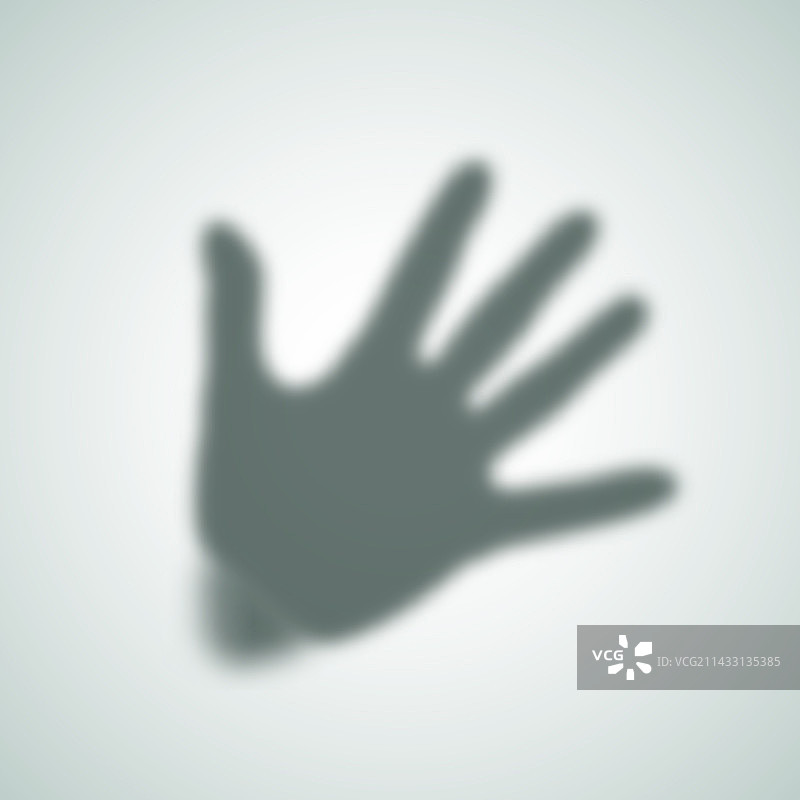 漫射手掌轮廓阴影抽象图片素材