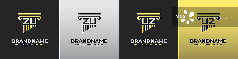 UZ或ZU律师事务所logo图片素材