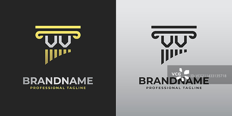 字母V或VV律师事务所logo图片素材