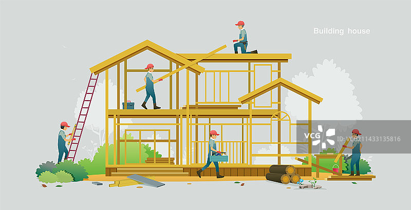 建造房屋图片素材