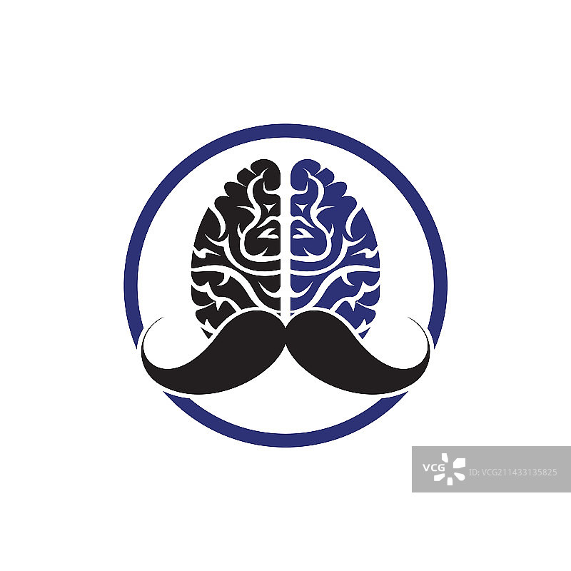 胡子创意Logo设计模板图片素材