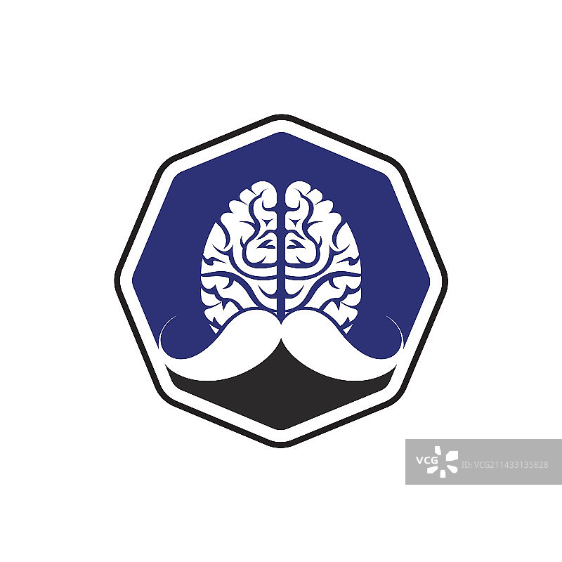 胡子创意Logo设计模板图片素材