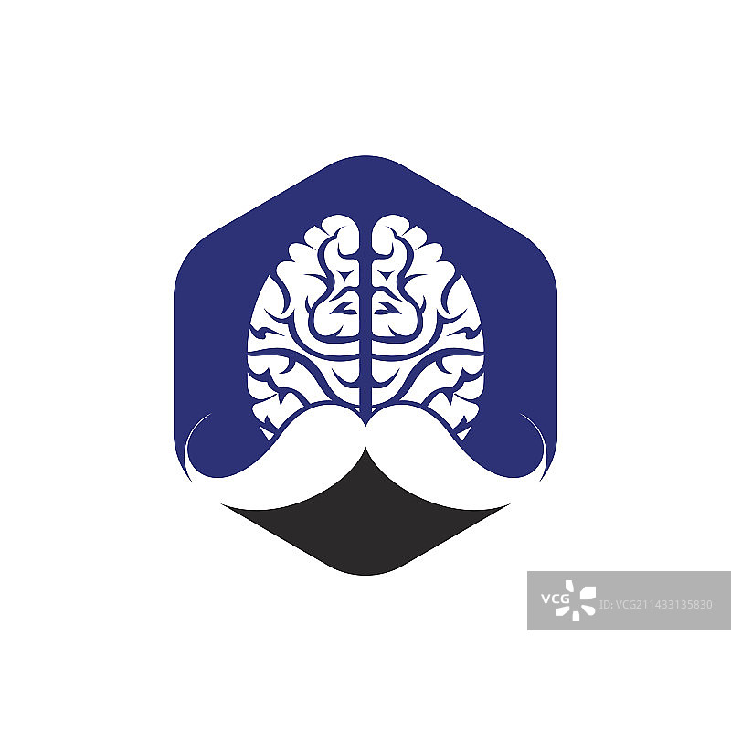 胡子创意Logo设计模板图片素材