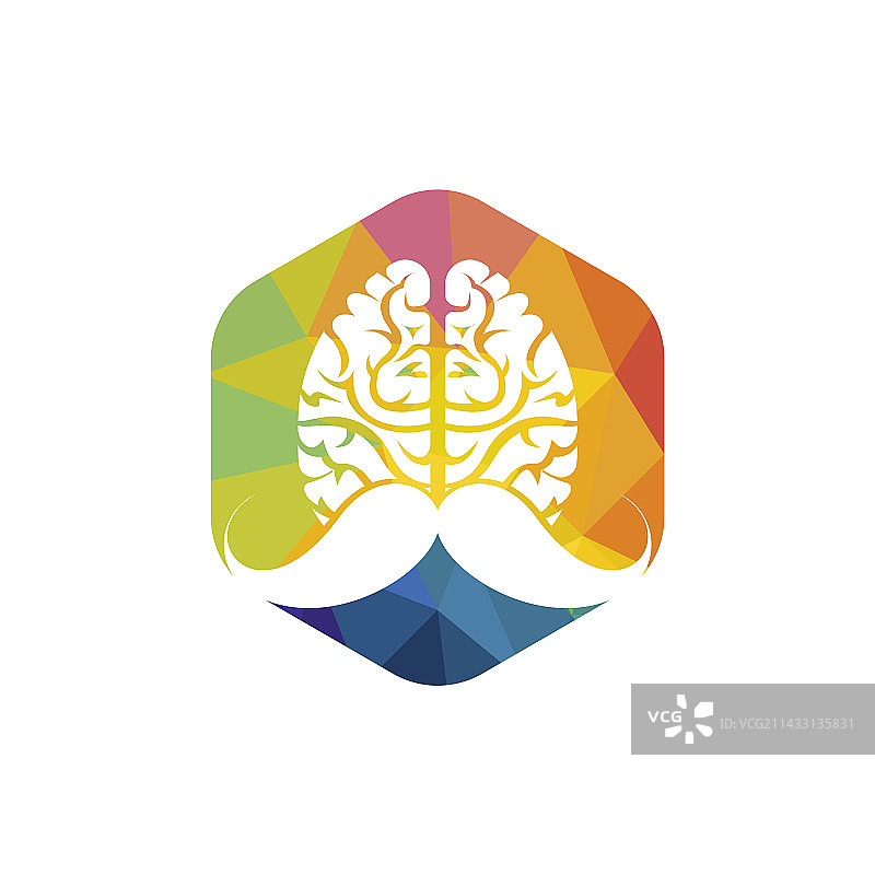 胡子创意Logo设计模板图片素材